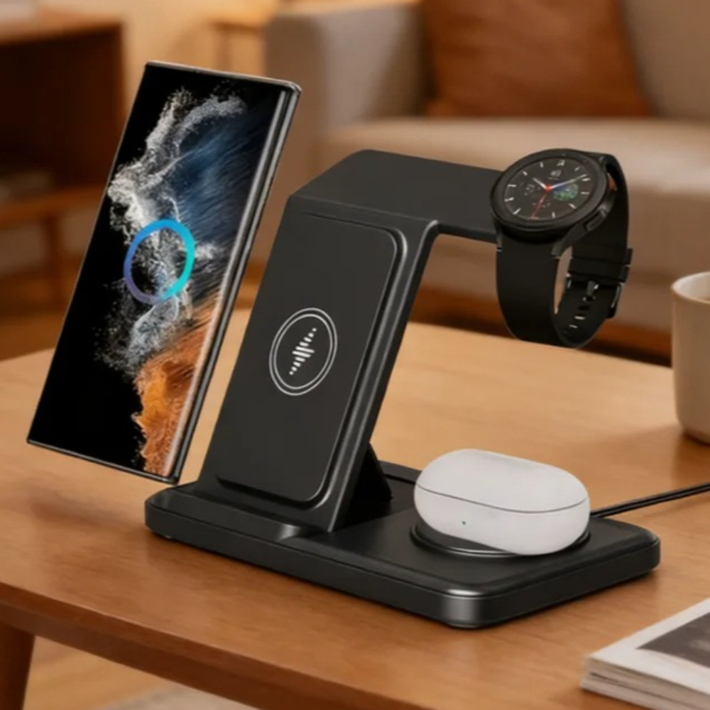 Smartwatch Ac - 3 IN 1 Wireless Charger Station