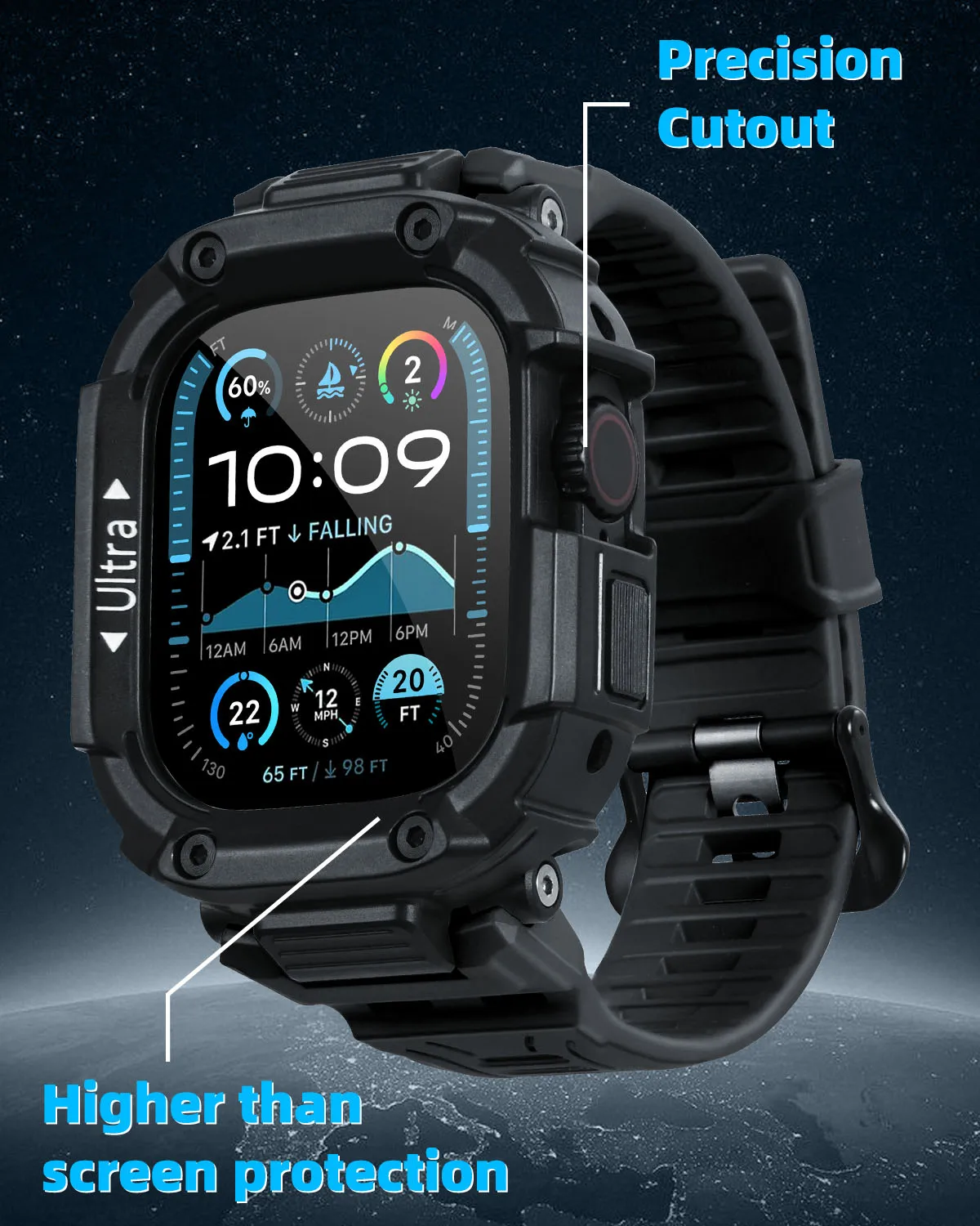 Watch Case Bumper - Oatsbasf Protector Frame Cover for Apple