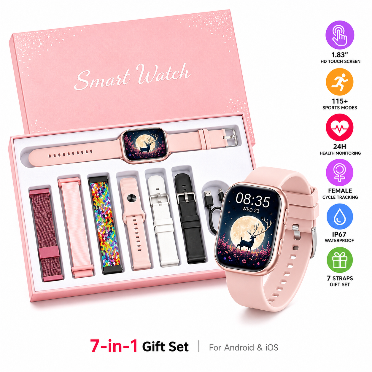 Android Smartwatch Accessories - 2026 New Ladies Smart Watch 1.83