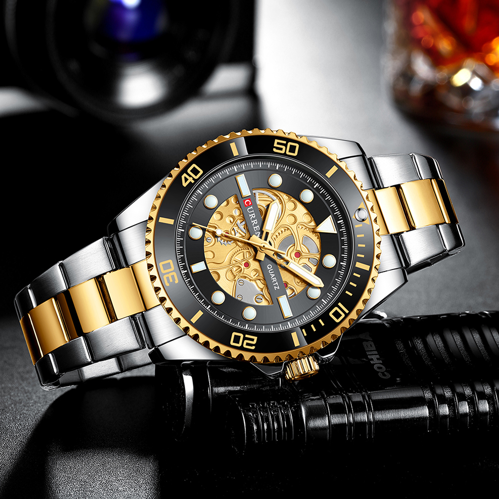CURREN Watches Imitated Mechan - Smartwatch Guess reseña y precio