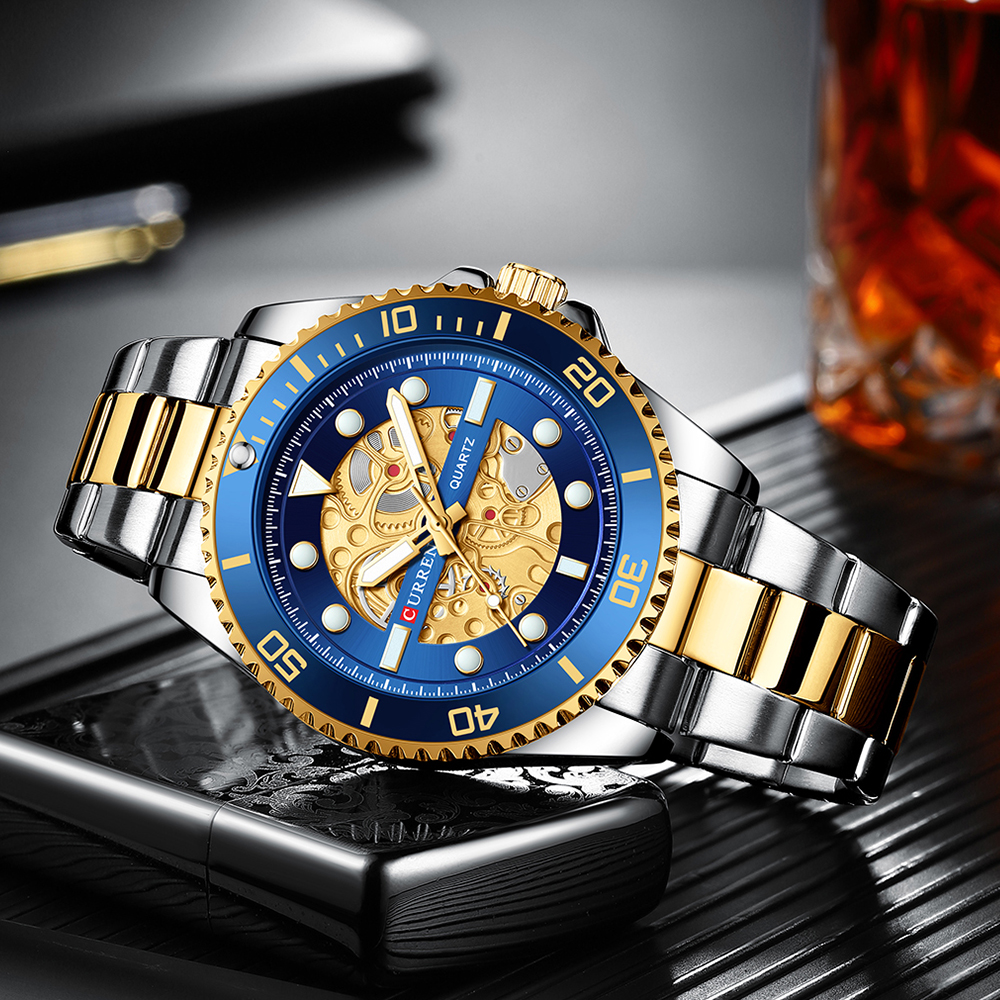 CURREN Watches Imitated Mechan - Smartwatch Guess reseña y precio