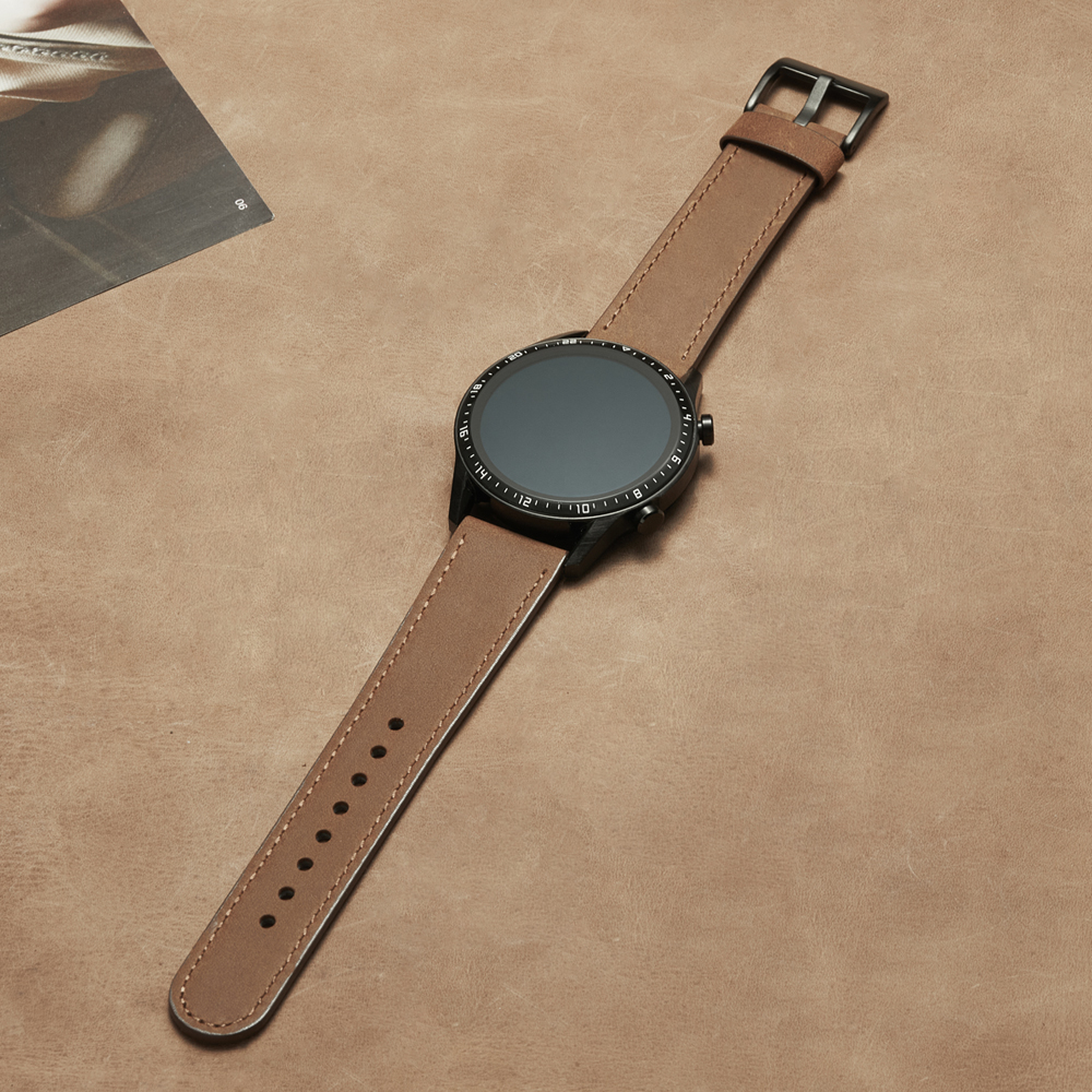 22mm Watch Strap Genuine Leath - Smartwatch Accessories Shop reseña y precio