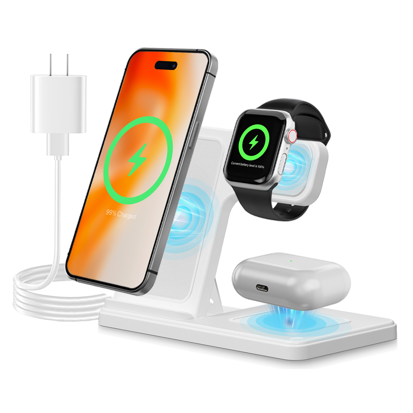 15W Magnetic Wireless Charger  - Smartwatch Ac reseña y precio