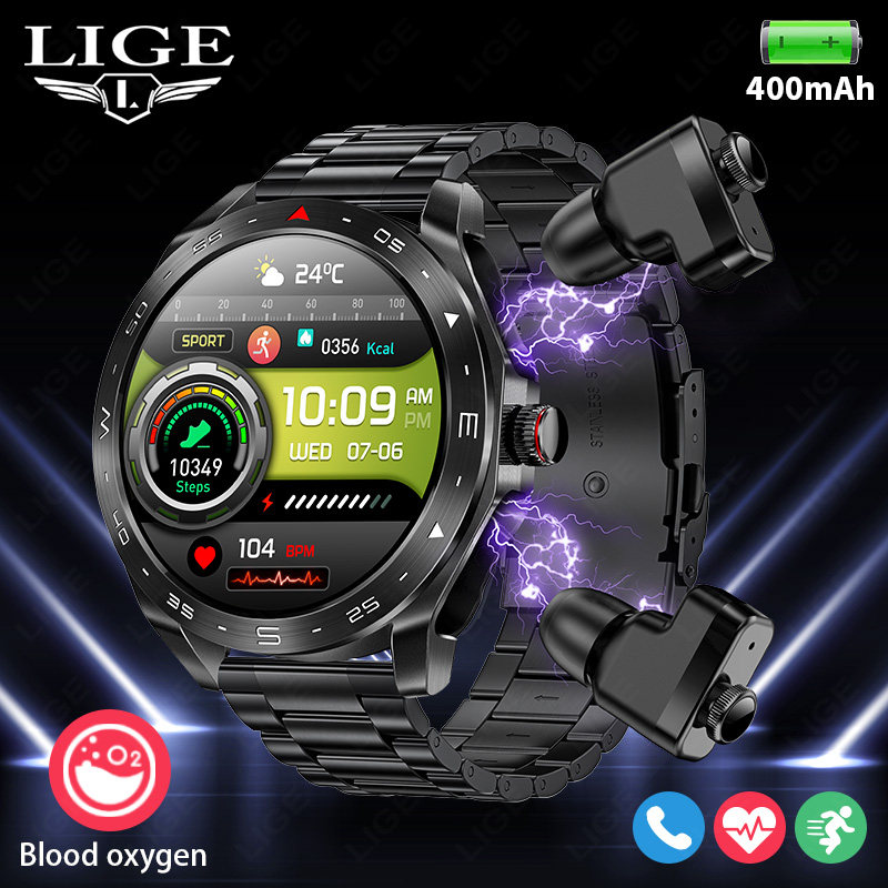 LIGE Smartwatch With Earbuds B - Smartwatch Headset reseña y precio