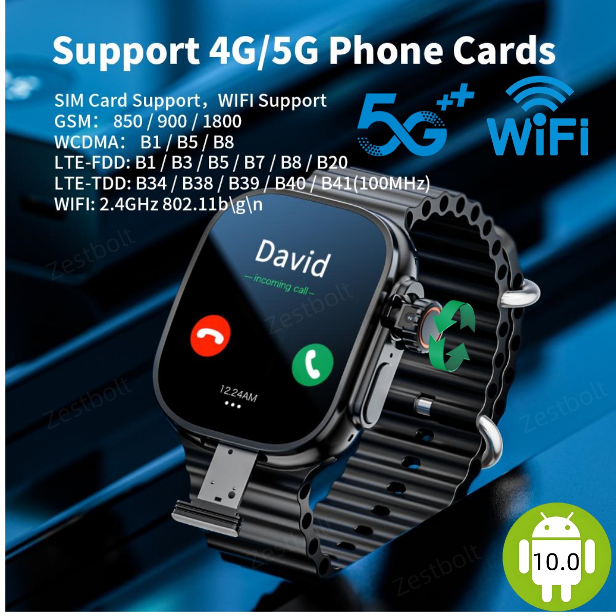 Curved Display 4G Android 10 S - Smartwatch Store reseña y precio