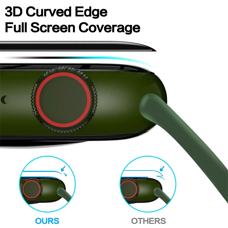 Protector Film For Apple Watch - Watch Case Bumper reseña y precio