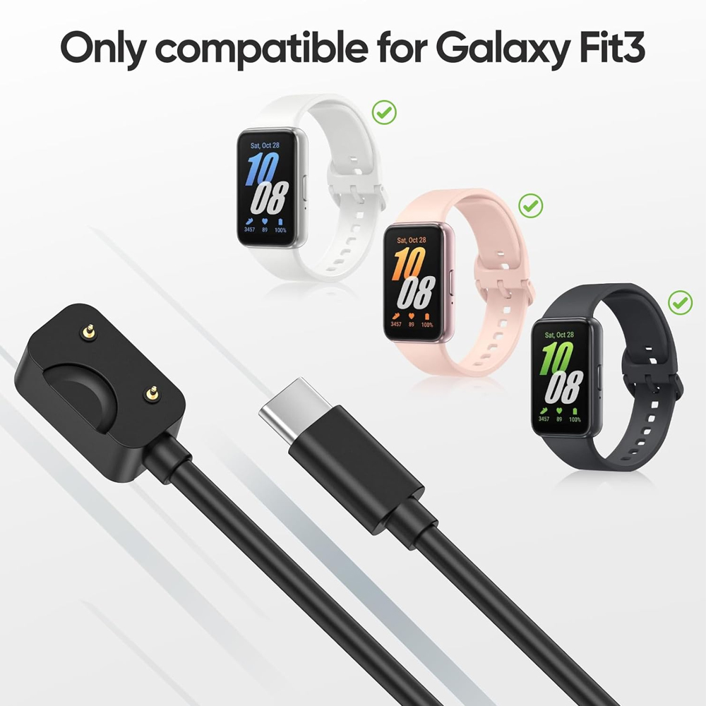 Black USB-C Charging Cord for  - Best Smartwatch Accessories reseña y precio