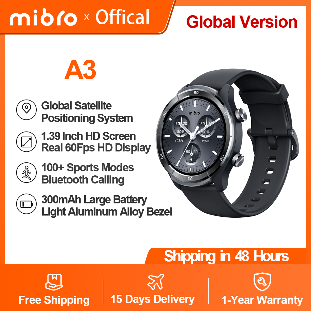 Mibro A3 Smartwatch Super Ligh - Smartwatch Face reseña y precio