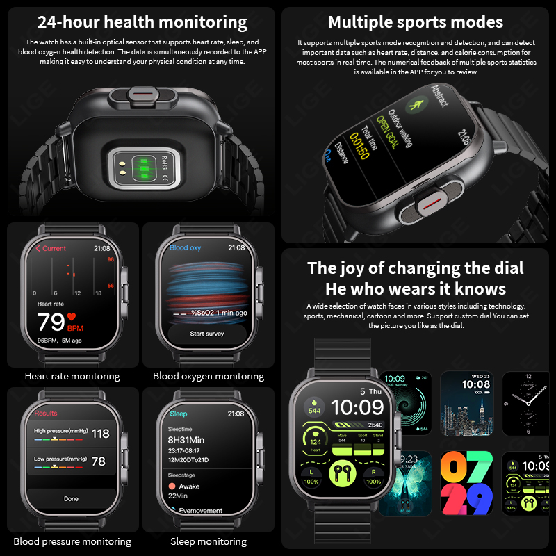 NFC Smart Watch TWS 2-in-1 Hea - Smartwatch Headset reseña y precio