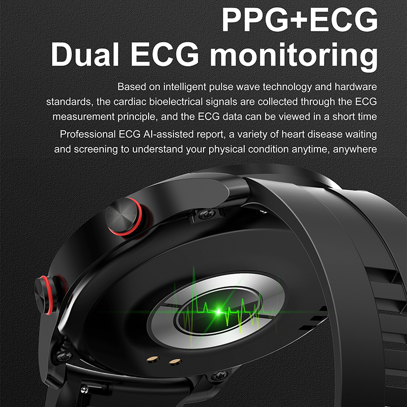 ECG+PPG Bluetooth Call Smart W - Smartwatch Face reseña y precio