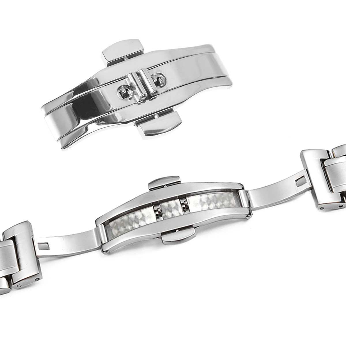 Stainless Steel Watch Buckle D - Stainless Mesh Band reseña y precio