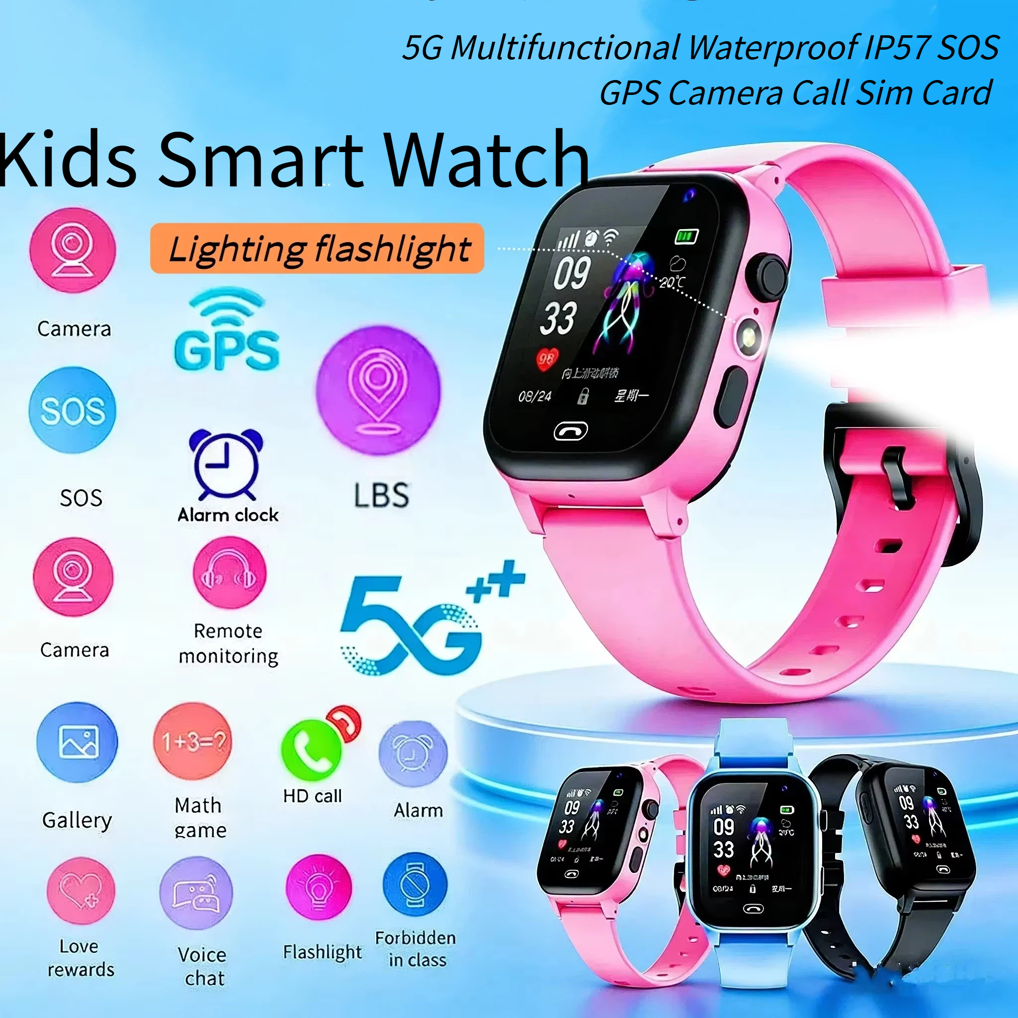Lenovo Kids Smart Watch 5G GPS - Smartwatch Id reseña y precio