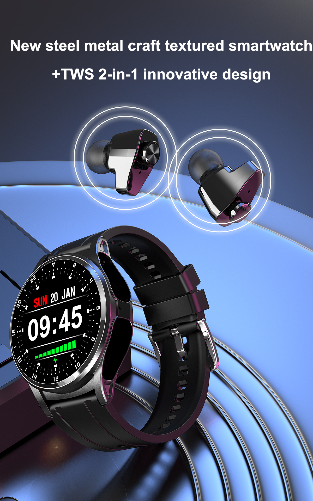 Headset Smart Watch 2 in 1 TWS - Smartwatch Headset reseña y precio