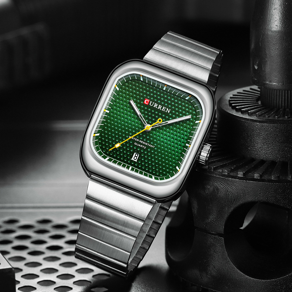 CURREN Fashion Square Men's Bu - Smartwatch Guess reseña y precio