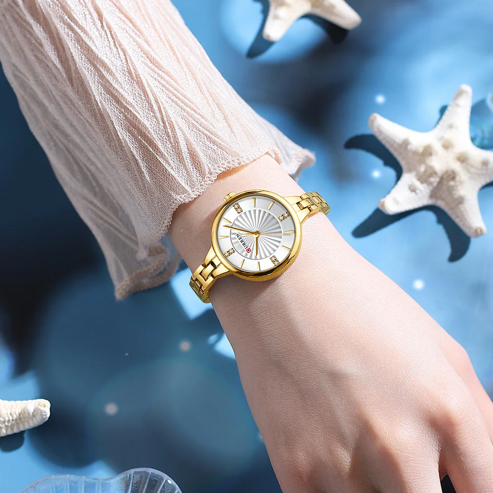 CURREN 9097 Women's Casual Qua - Smartwatch Guess reseña y precio