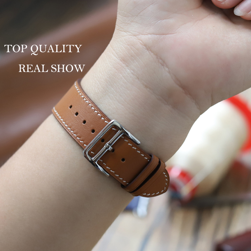 With Gift Box Genuine Leather  - Smartwatch Accessories Shop reseña y precio