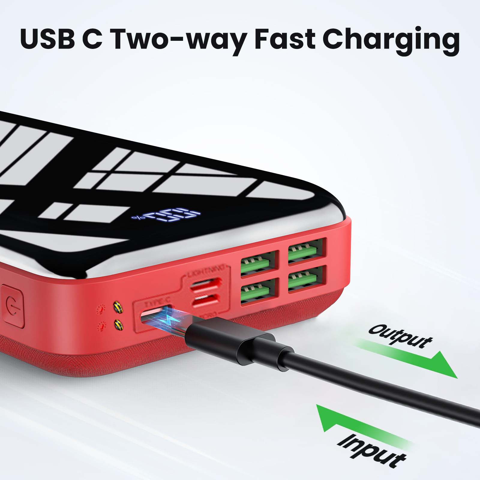 Portable Charger 30000mah Powe - Smartwatch Ac reseña y precio