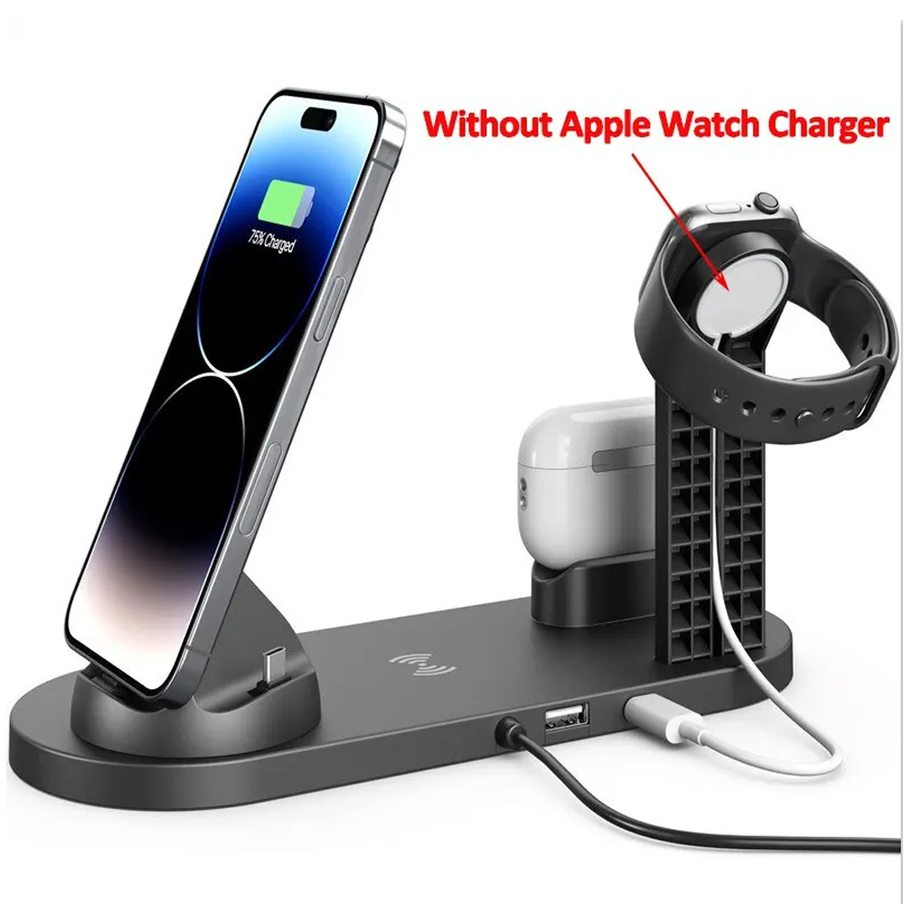 30W 7 in 1 Wireless Charger St - Smartwatch Ac reseña y precio
