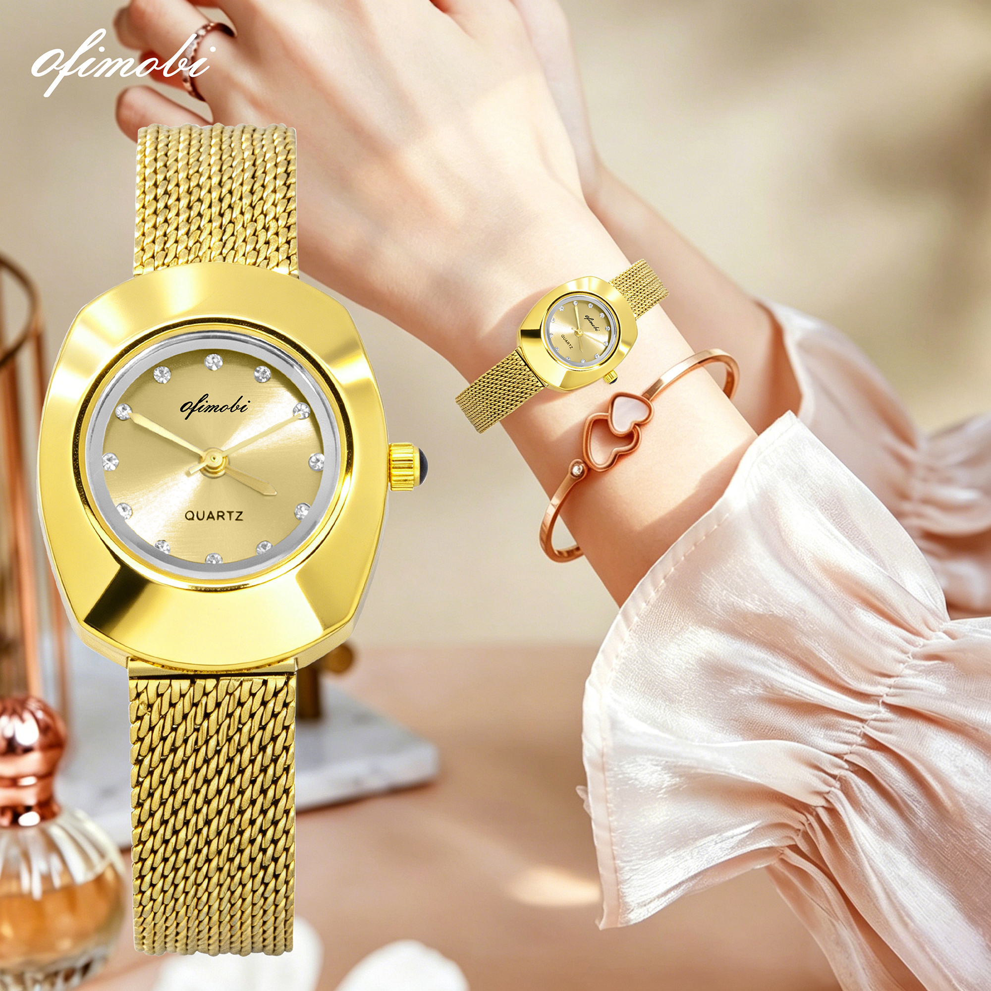 OFIMOBI Women Quartz Watch Sta - Stainless Mesh Band reseña y precio