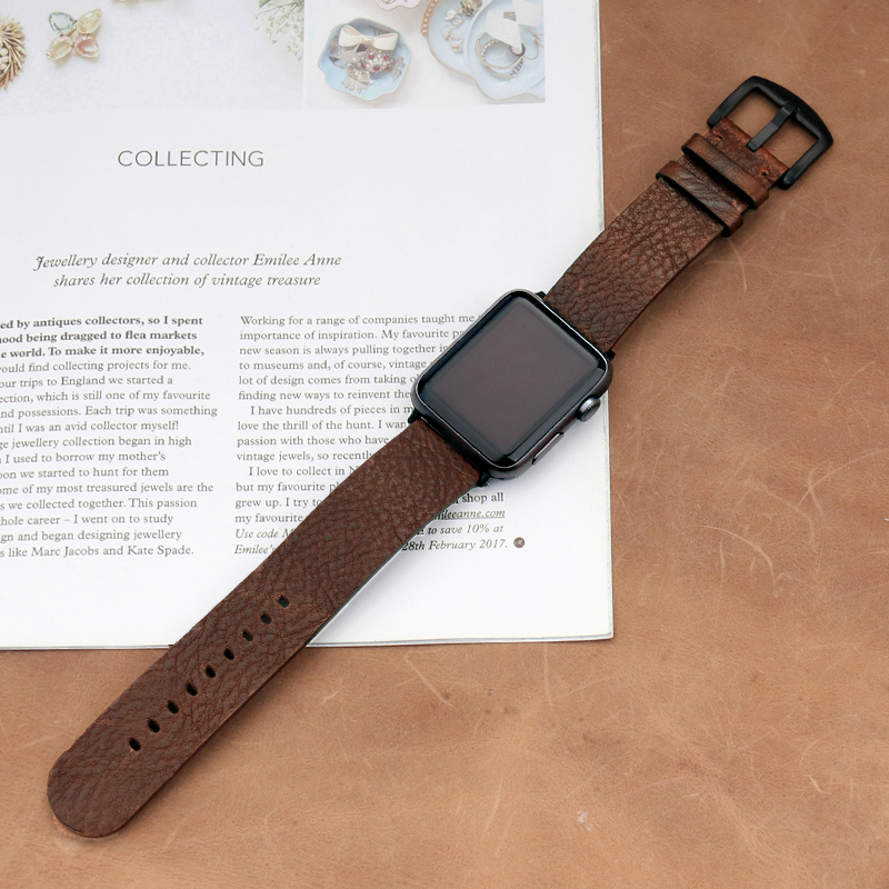 Italian Calfskinl Strap for Ap - Smartwatch Accessories Shop reseña y precio