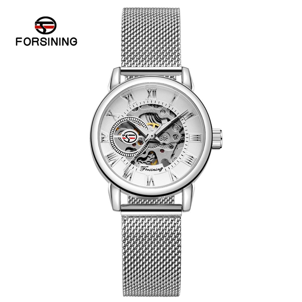 Reloj Mujer FORSINING Fashion  - Stainless Mesh Band reseña y precio