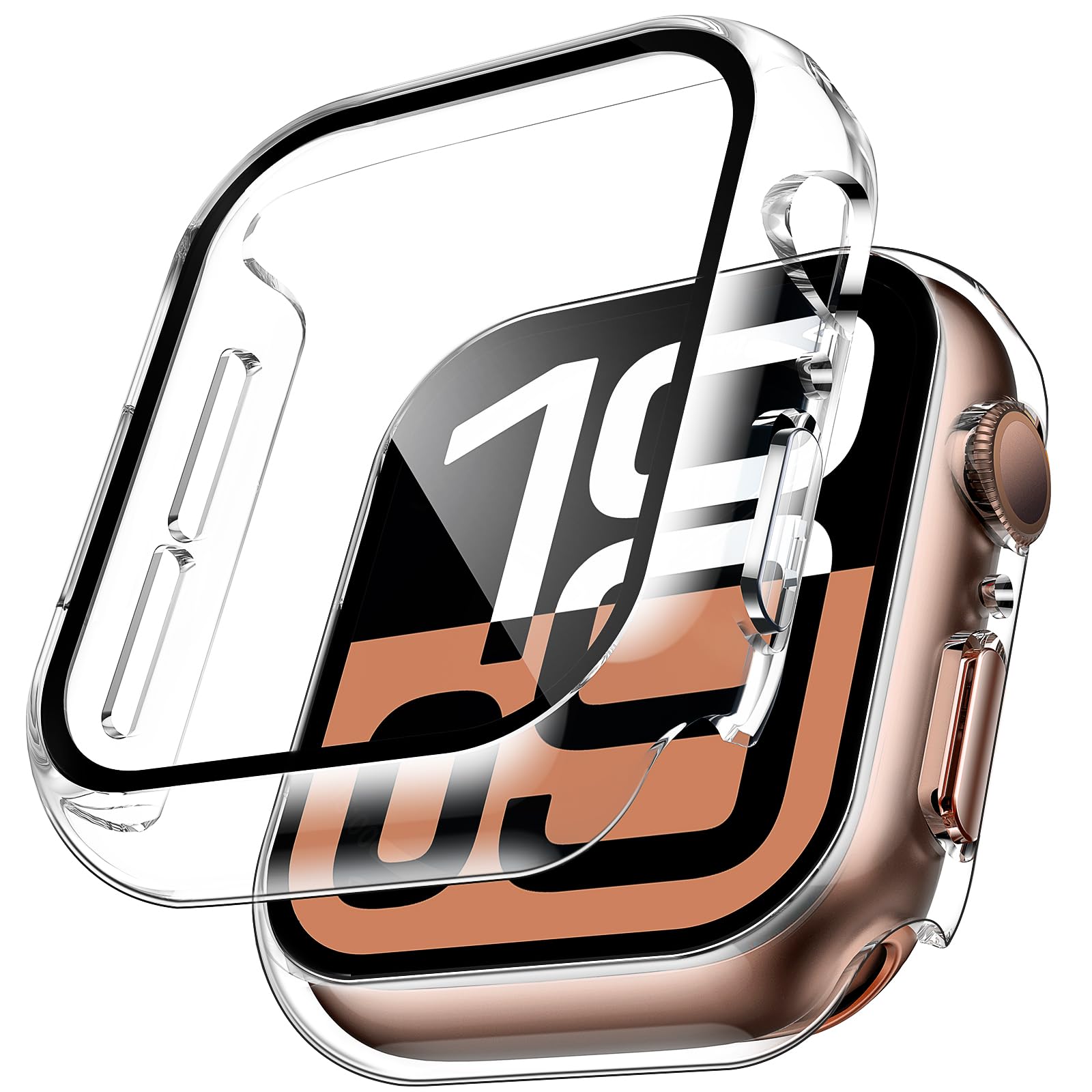 2pcs Tempered Glass Case For A - Watch Case Bumper reseña y precio