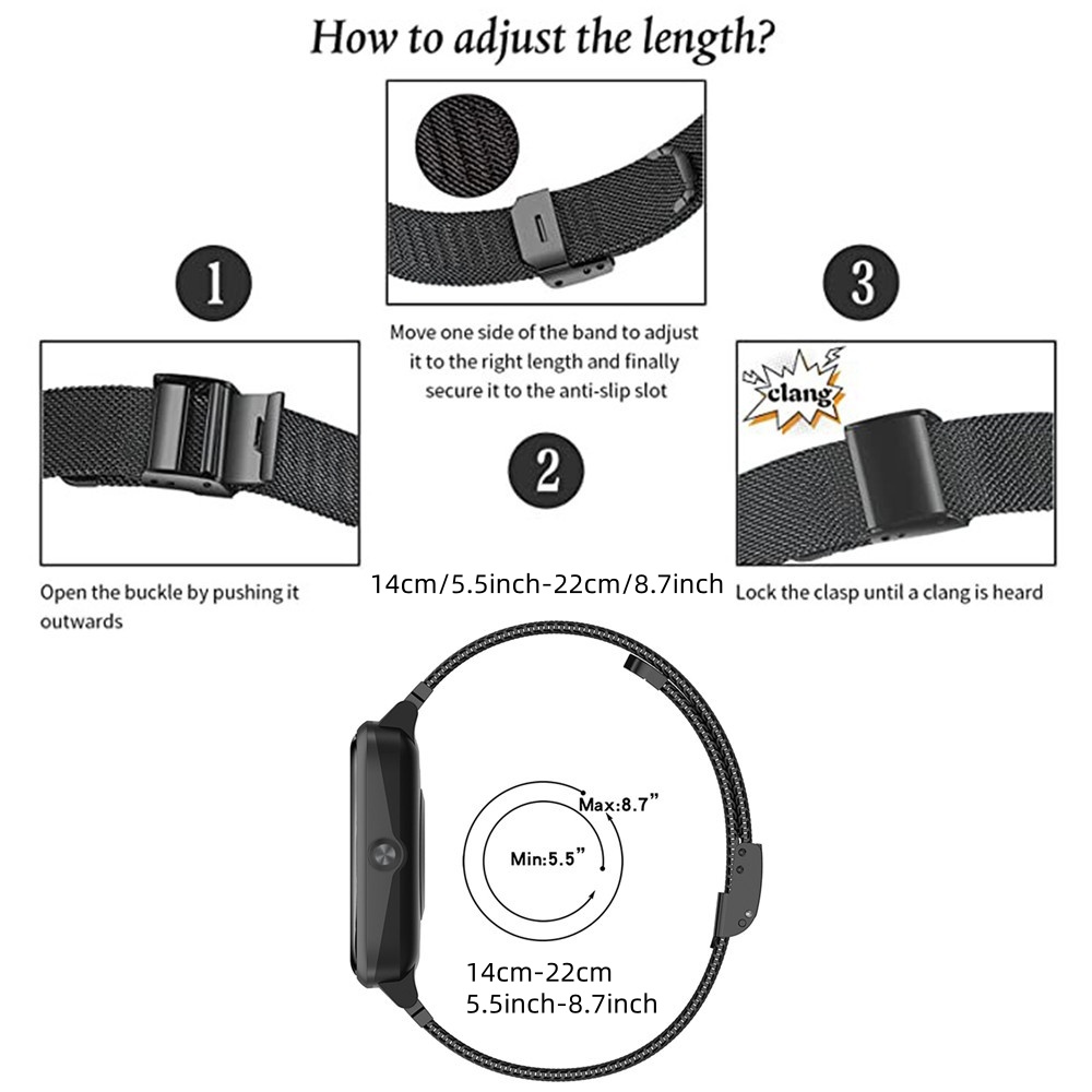 Metal Bands for Garmin Venu X1 - Stainless Mesh Band reseña y precio