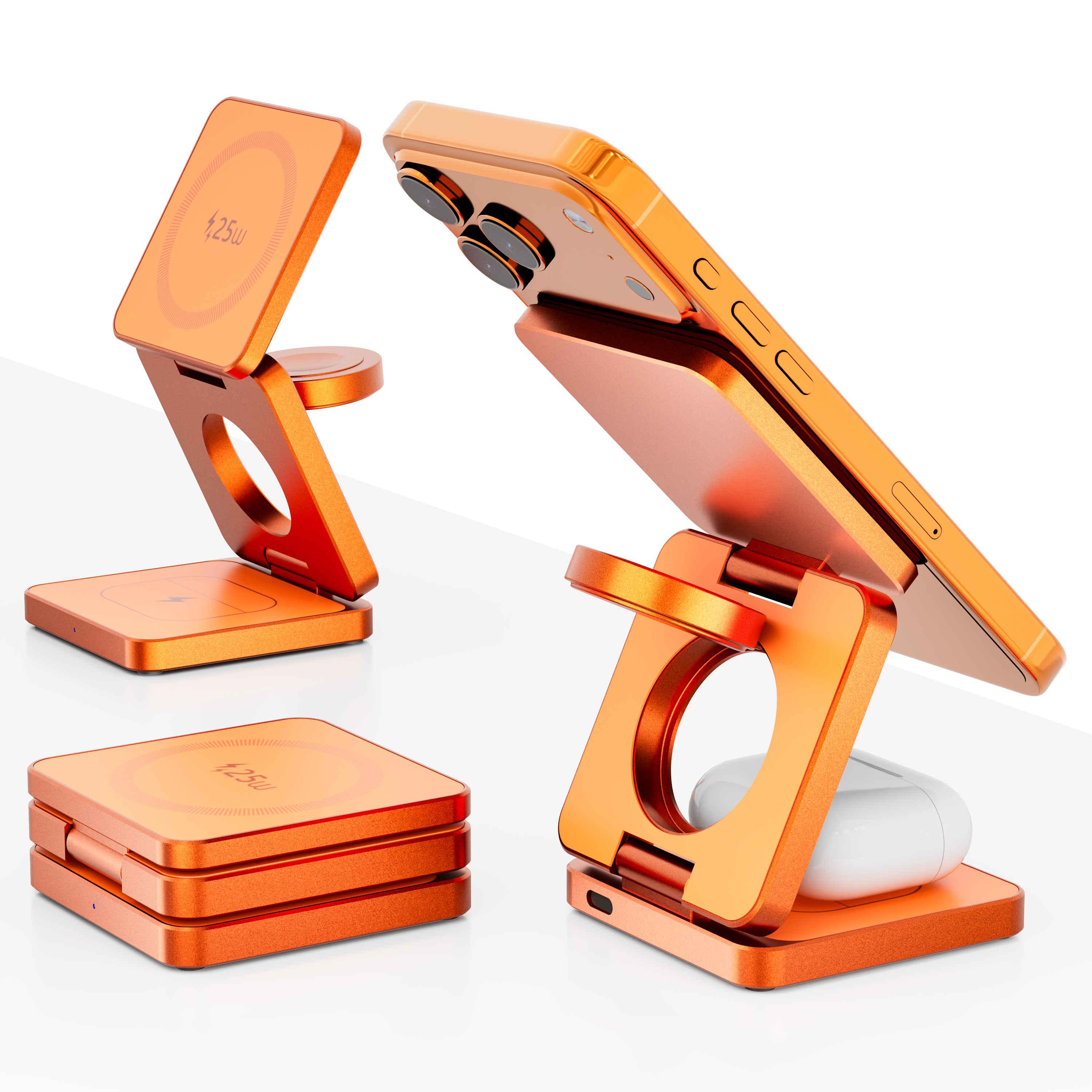 3 in 1 Qi2.2 25W Folding Wirel - Smartwatch Ac reseña y precio
