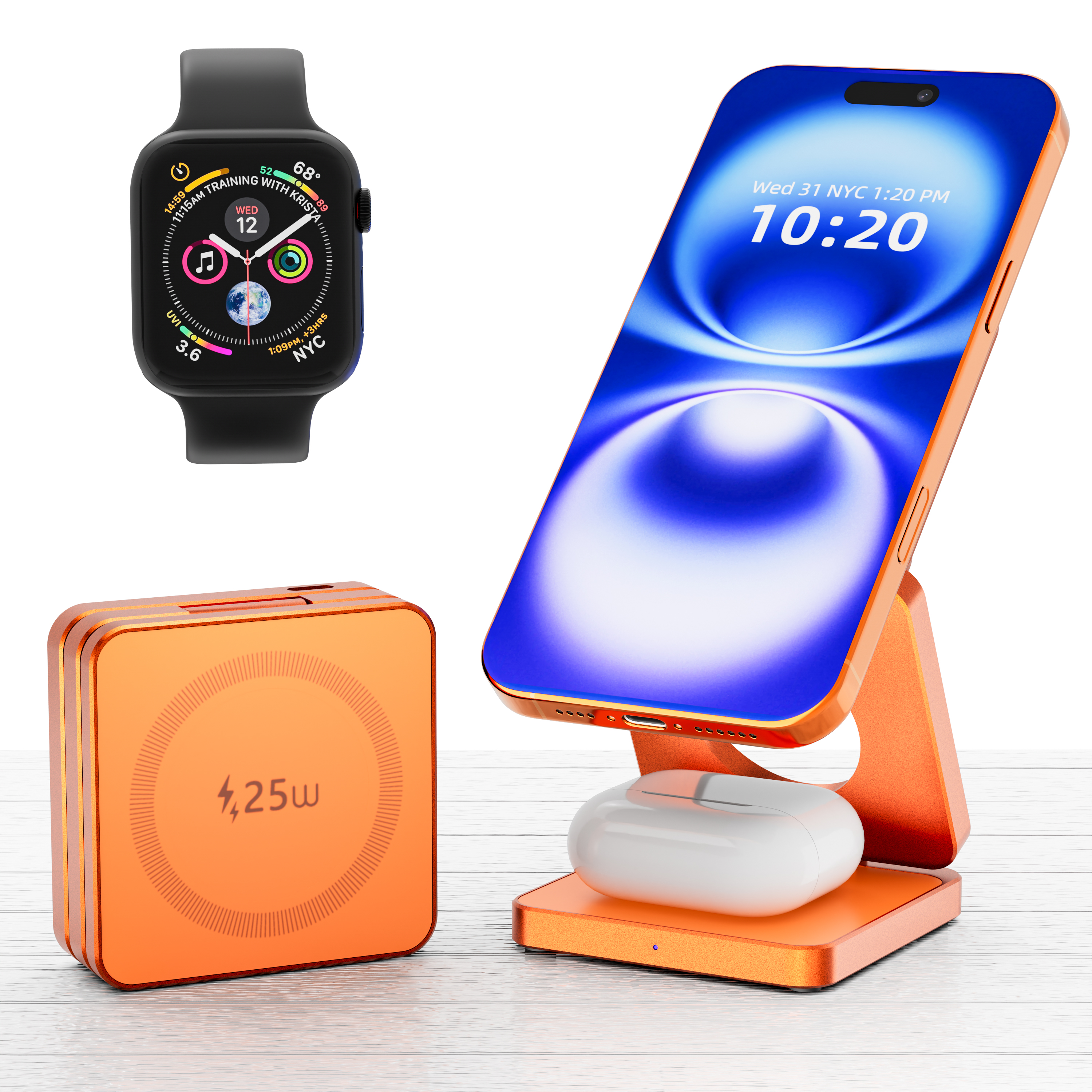 3 in 1 Qi2.2 25W Folding Wirel - Smartwatch Ac reseña y precio