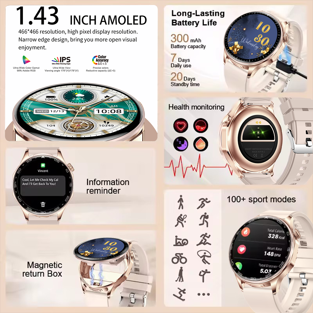 2026 new 2-In-1 TWS Headset Sm - Smartwatch Headset reseña y precio