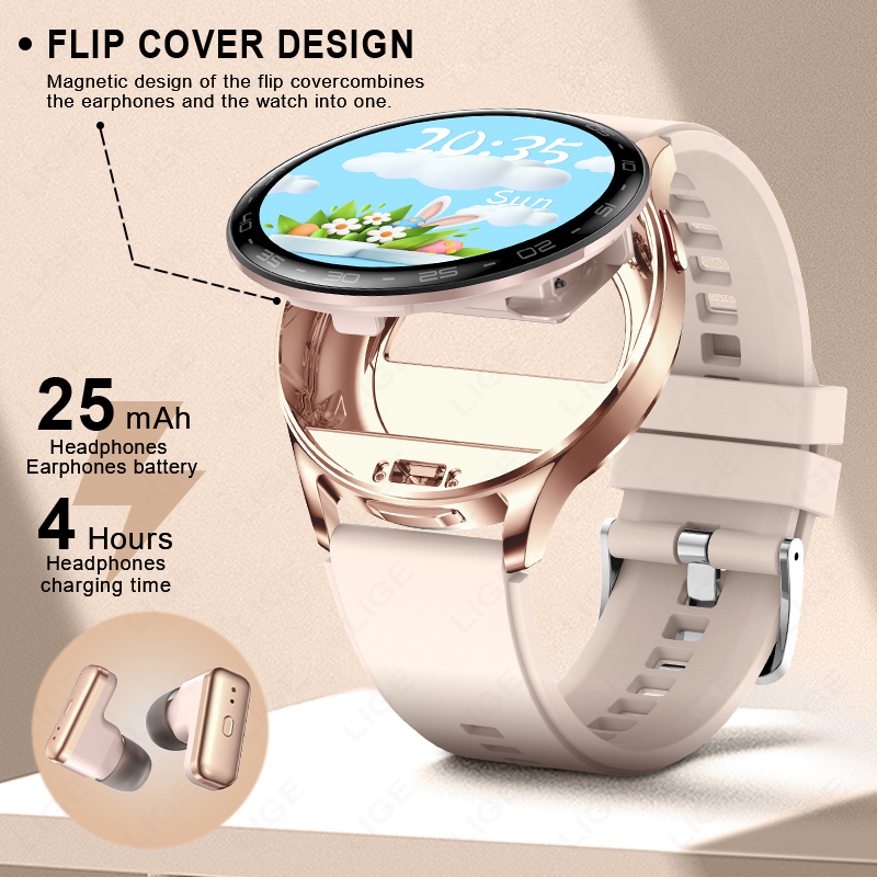 LIGE 2 In 1 TWS Headset Smart  - Smartwatch Headset reseña y precio