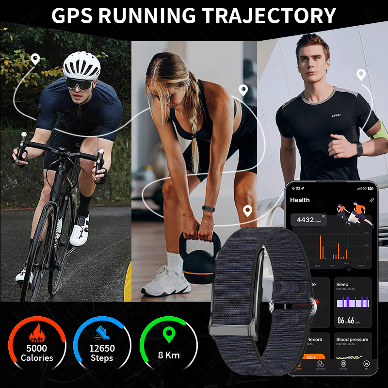 LIGE Smart Watch Heart Rate Bl - Android Smartwatch Accessories reseña y precio