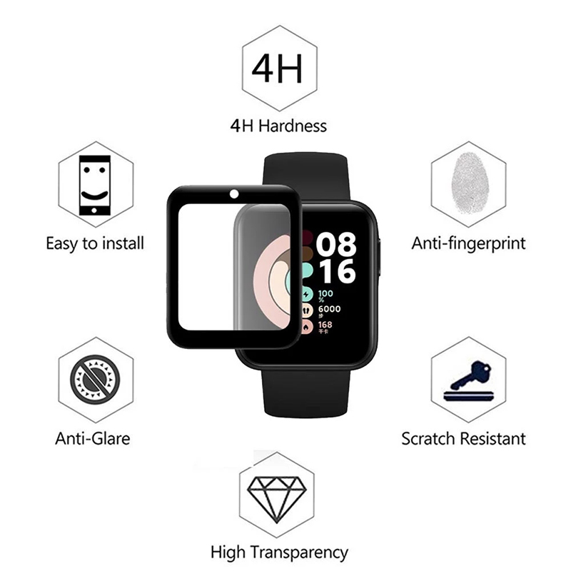 2 Pcs Tempered Glass for Redmi - Smartwatch Icon reseña y precio