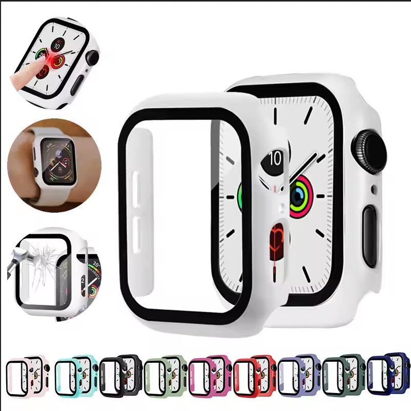 Tempered Glass+Cover For Apple - Watch Case Bumper reseña y precio