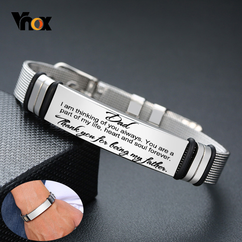 Vnox Mens Stainless Steel Cust - Stainless Mesh Band reseña y precio