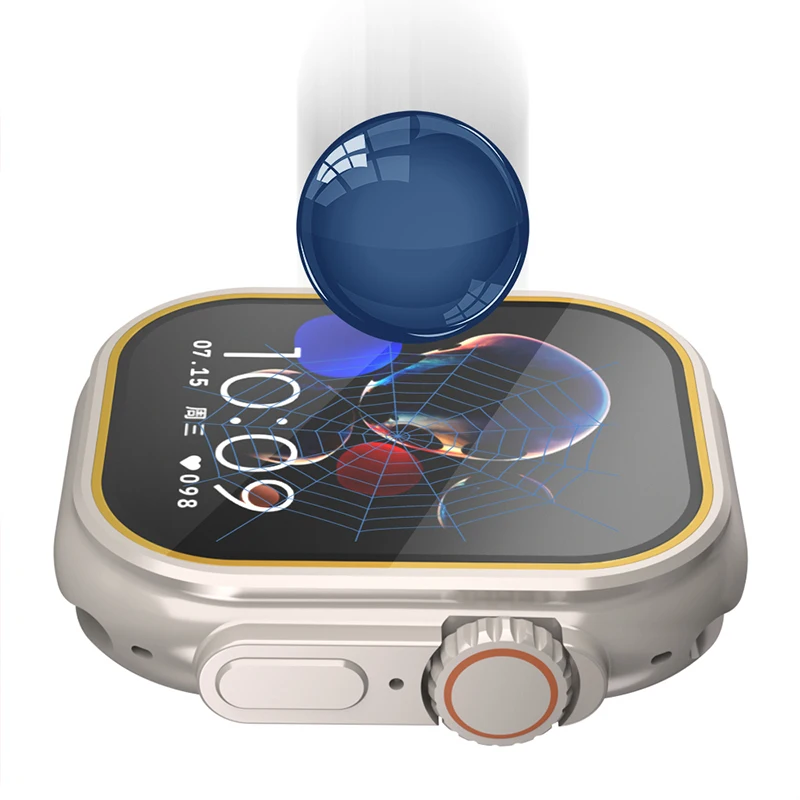 Tempered Glass for Apple Watch - Watch Case Bumper reseña y precio
