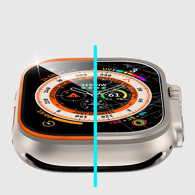 Tempered Glass for Apple Watch - Watch Case Bumper reseña y precio