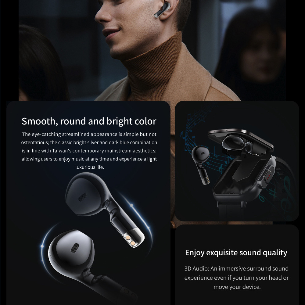 BT Call Blue Tooth Headphones  - Smartwatch Headset reseña y precio