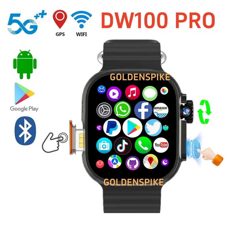 DW100 PRO SmartWatch 4G/5G And - Smartwatch Store reseña y precio