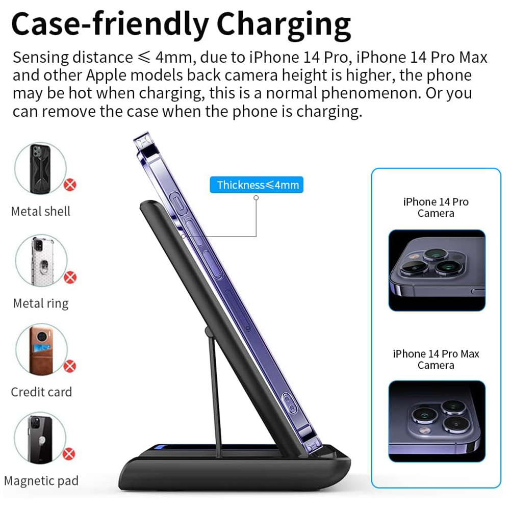 15W 3 in 1 Wireless Charger St - Smartwatch Ac reseña y precio