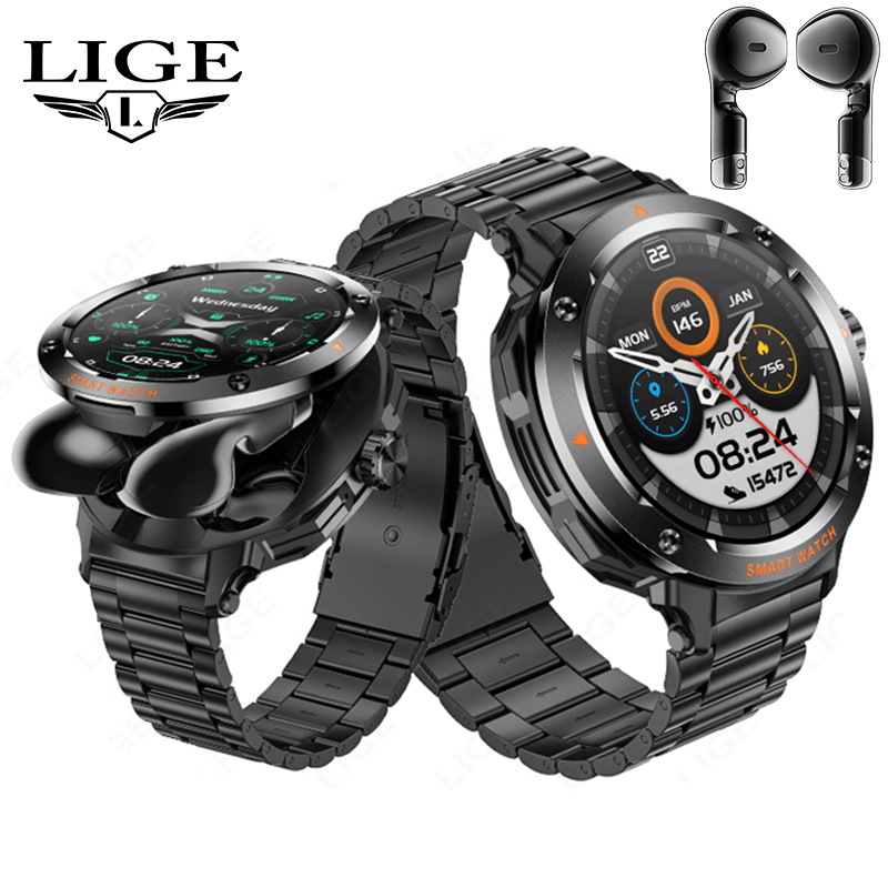 New Men's 2 In 1 Headset Smart - Smartwatch Headset reseña y precio