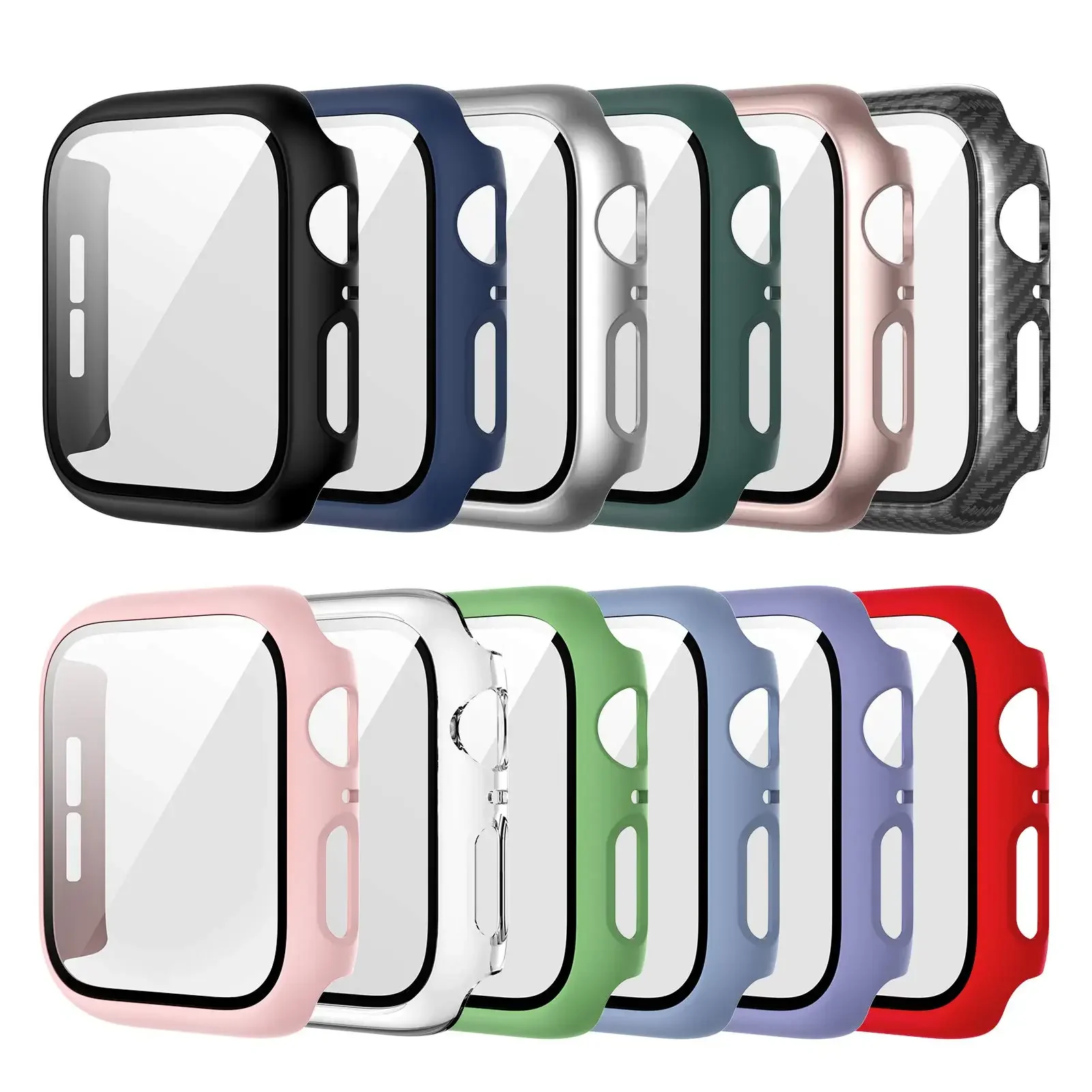 Tempered Glass+cover For Apple - Smartwatch Icon reseña y precio