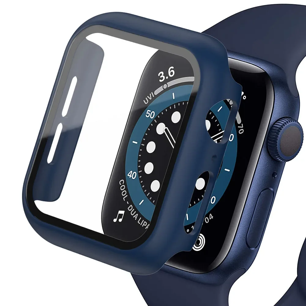 Tempered Glass+cover For Apple - Smartwatch Icon reseña y precio
