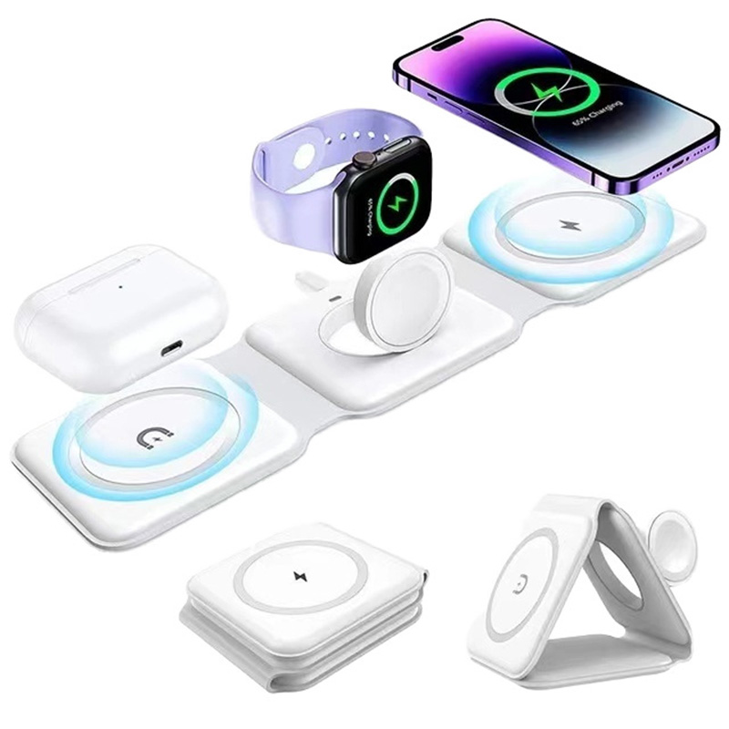 3-in-1 Magnetic Folding Wirele - Smartwatch Ac reseña y precio