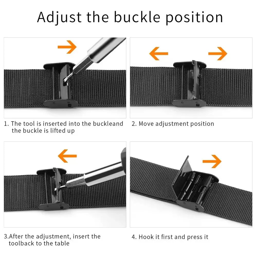Metal Bands for OPPO Watch 41m - Stainless Mesh Band reseña y precio