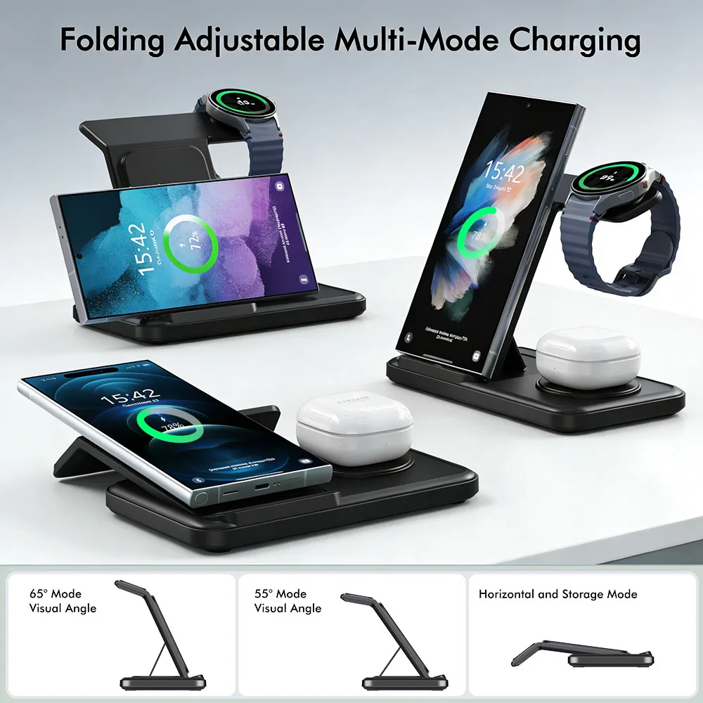 3 IN 1 Wireless Charger Statio - Smartwatch Ac reseña y precio