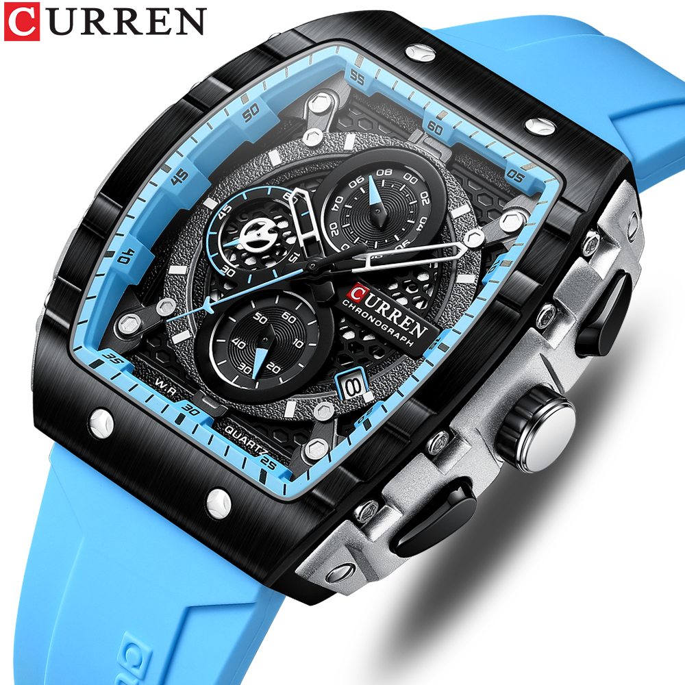 CURREN New RectangularSilicone - Smartwatch Guess reseña y precio