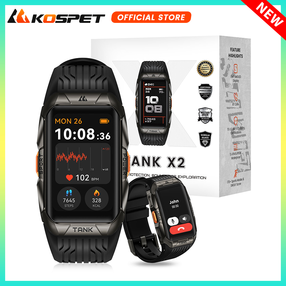 KOSPET TANK X2 Smart Watch For - Smartwatch Face reseña y precio