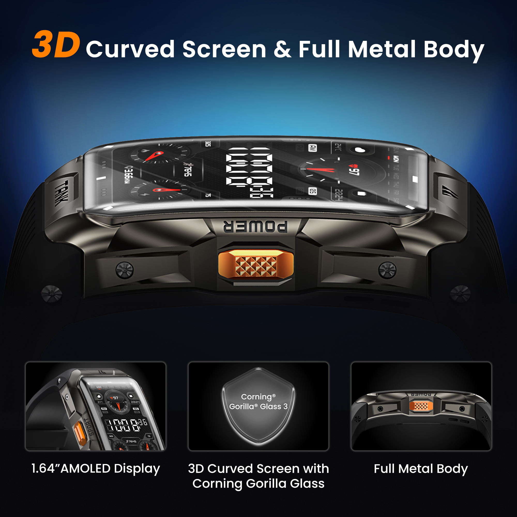 KOSPET TANK X2 Smart Watch For - Smartwatch Face reseña y precio