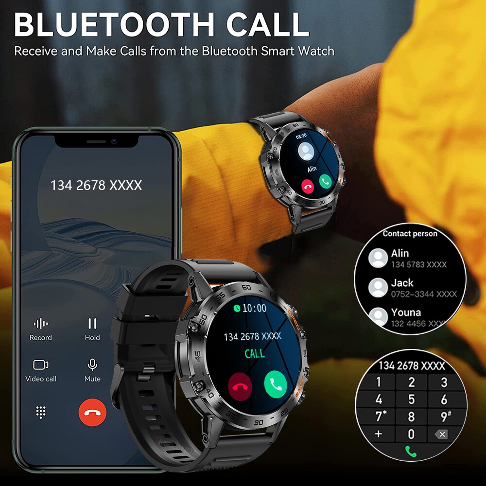 MEVADEN Steel 1.39 inch Men Lu - Smartwatch Face reseña y precio